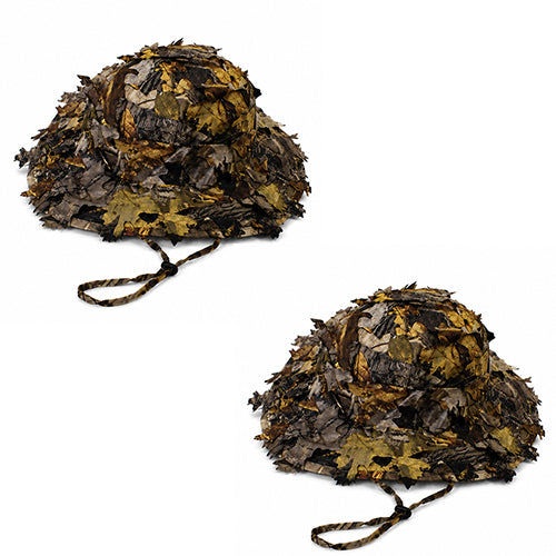 2 Predator 3d leafy boonie hats