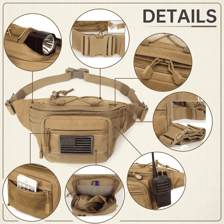 Dino Tactical Fanny Pack