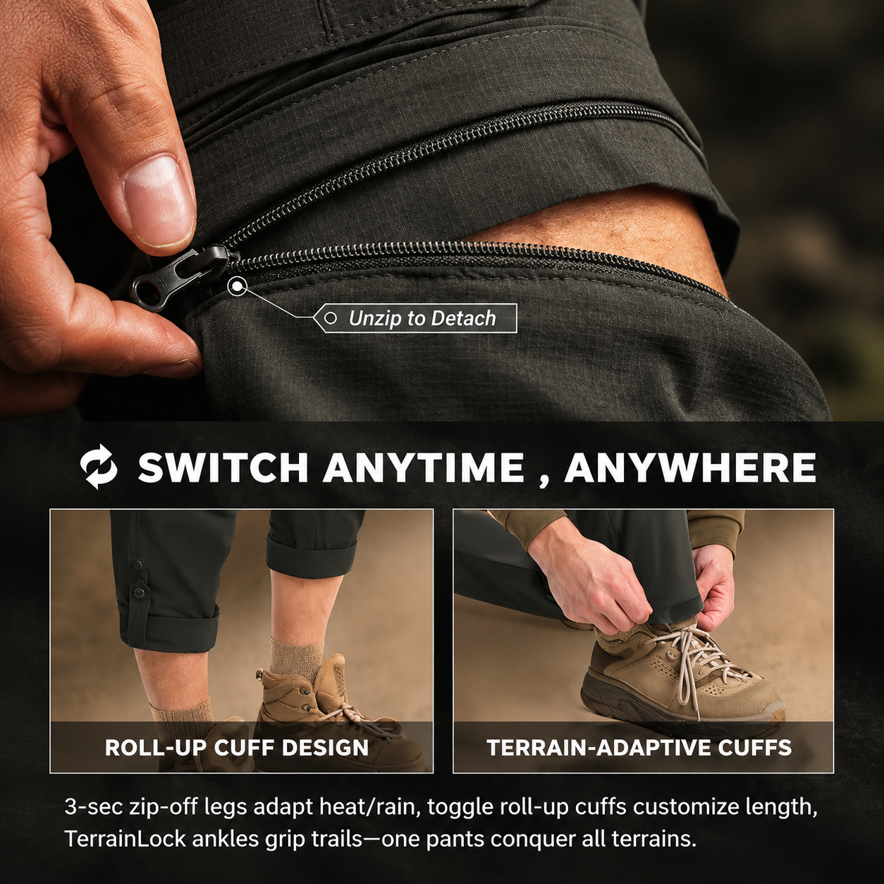 Nomad Convertible Pants