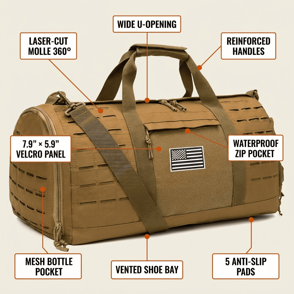 Dino Tactical Duffle Bag