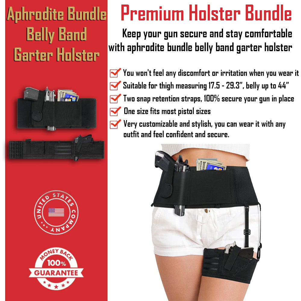 Aphrodite Bundle Belly Band Garter Holster - GG - H