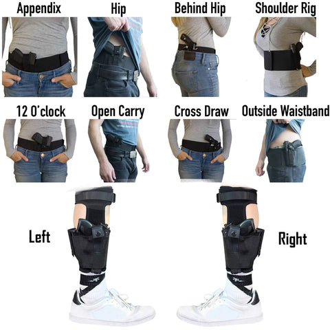 Ares Bundle Belly Band & Ankle Holster GG
