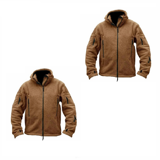 2 Winter Thermal Fleece Tactical Jackets