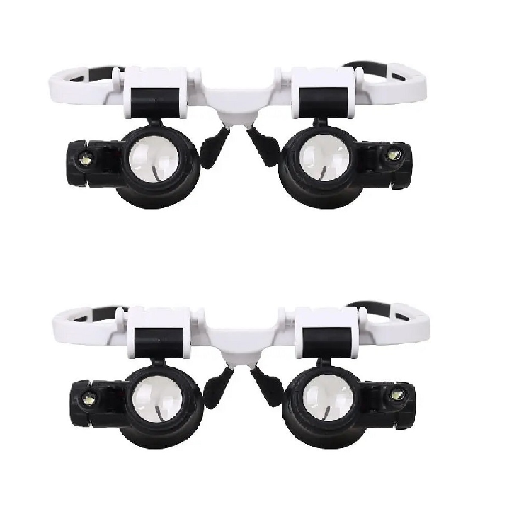 2 Ultra Magnifiers Head-Mounted