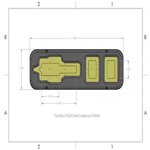 Tabo Handgun Mountable Holster Box