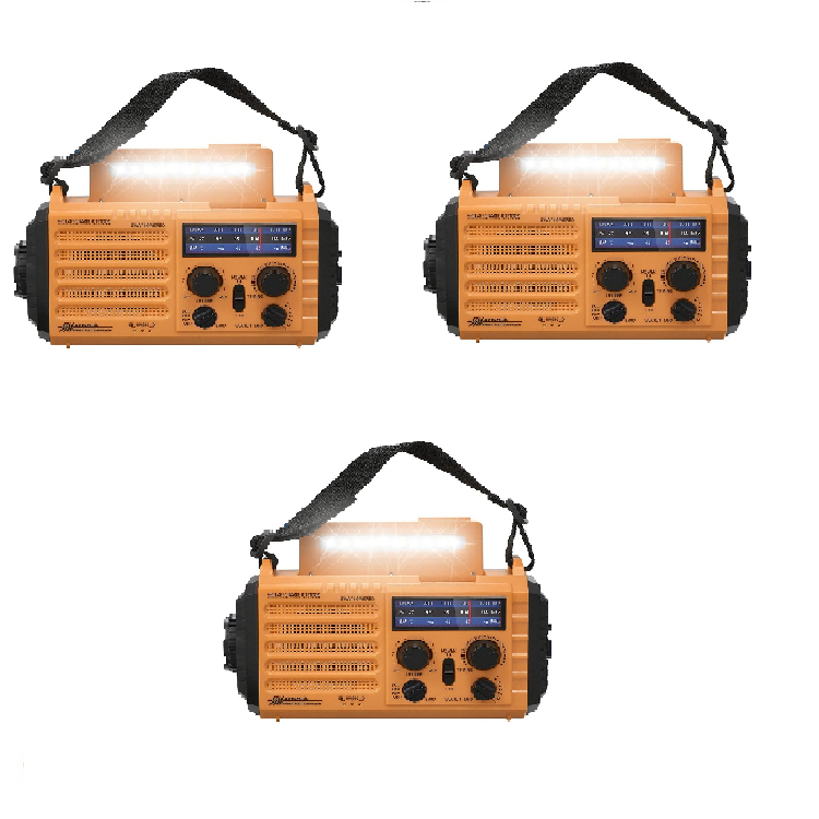 3 GuardianWave Emergency Radios