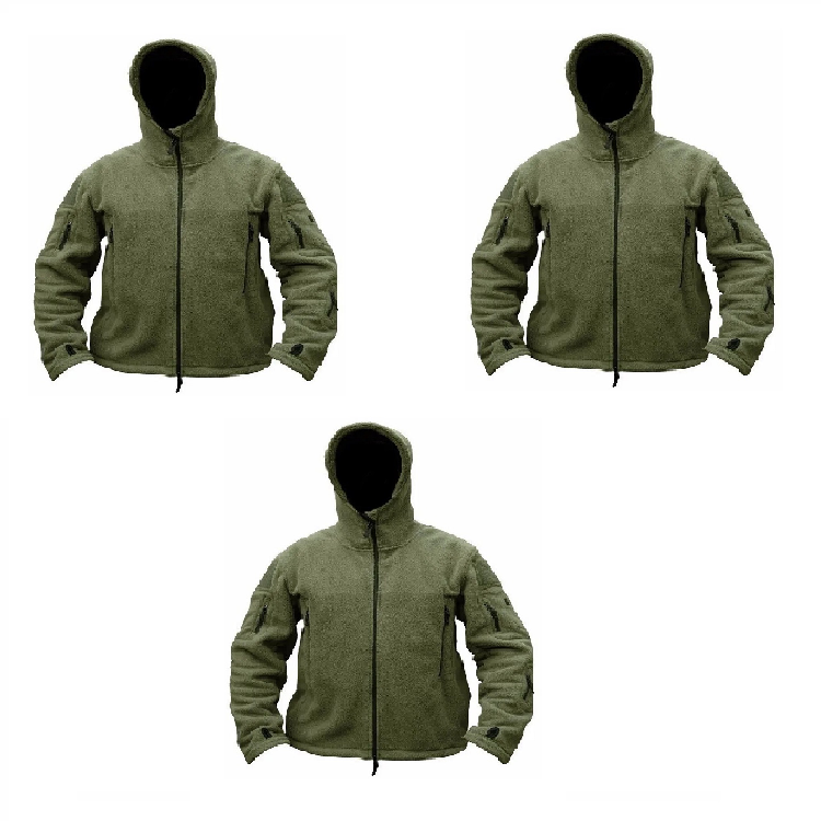 3 Winter Thermal Fleece Tactical Jackets
