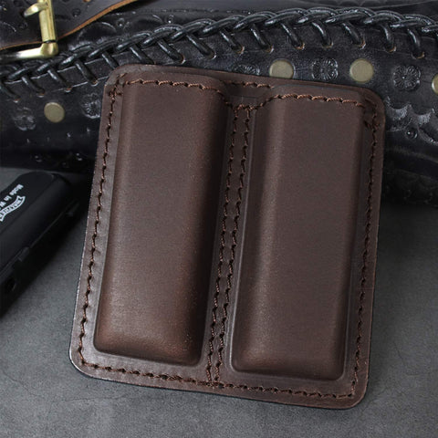 Twintower Leather Magazine Pouch
