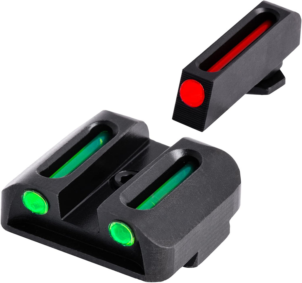 Front and Rear TRUGLO Fiber-Optic for G, Sig Springfield, S&W