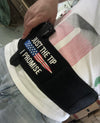 "Just the Tip I promise with American Flag" Embroidered Dragon Belly band holster
