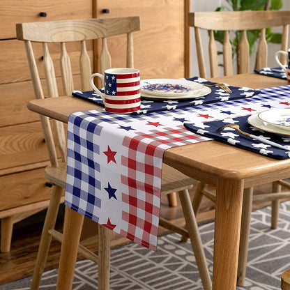 Toalha de mesa patriótica de decoração