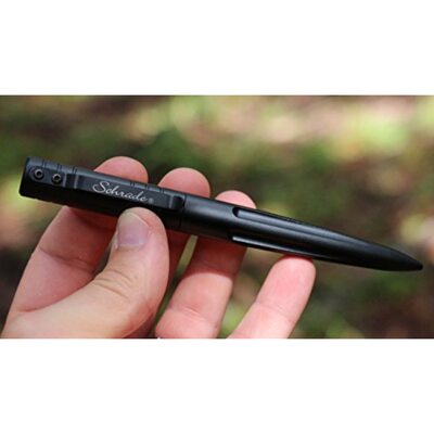 Schrade SCPENBK 5.7in Black Tactical Pen