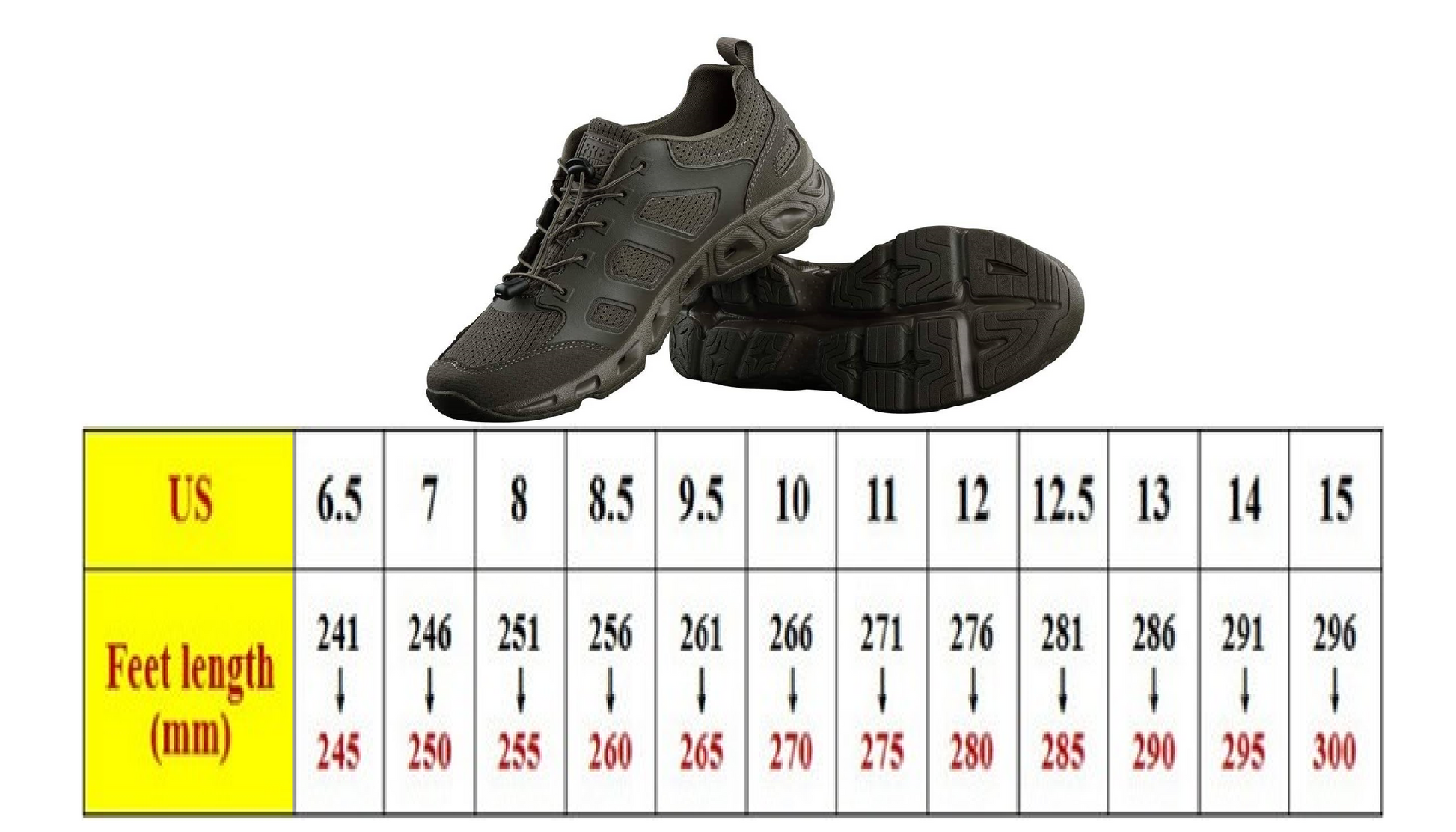 RAX - Zapatillas de senderismo para hombre, secado rápido, antideslizantes,  impermeables
