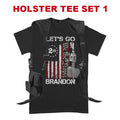 (20% OFF) Baldman Holster & Let's Go Brandon Tee Set Q