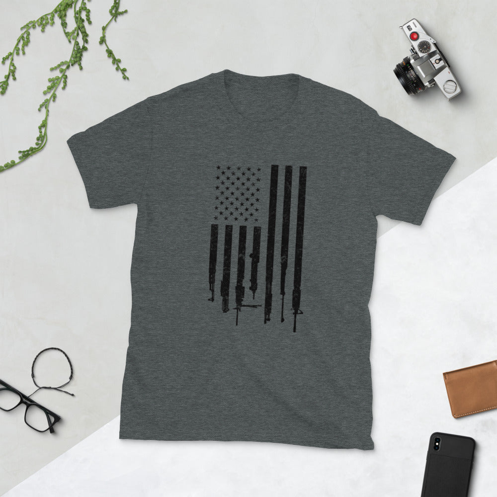 2nd Amendment Flag Short-Sleeve Unisex T-Shirt