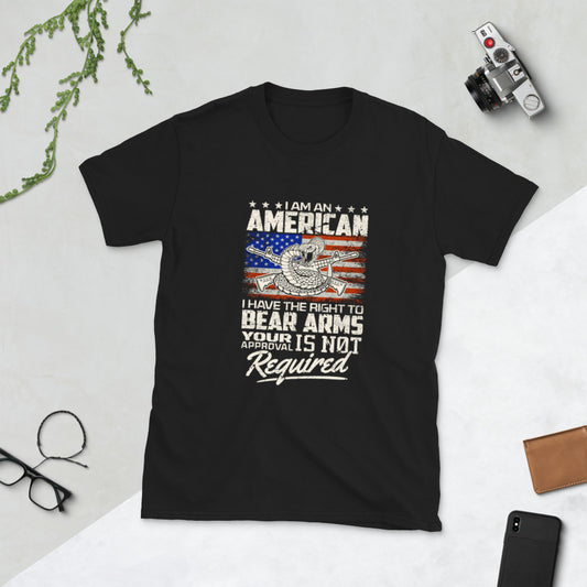 I Am An American Short-Sleeve Unisex T-Shirt