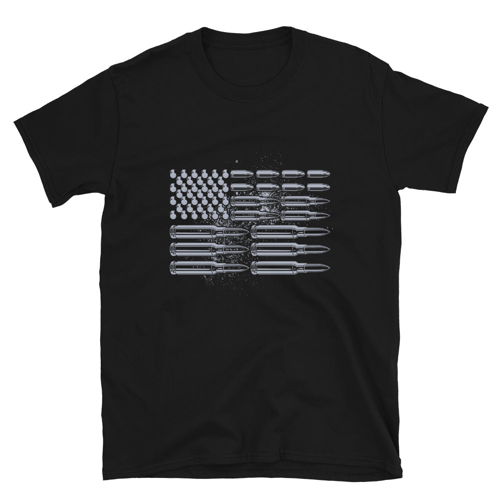 Gun flag Short-Sleeve Unisex T-Shirt