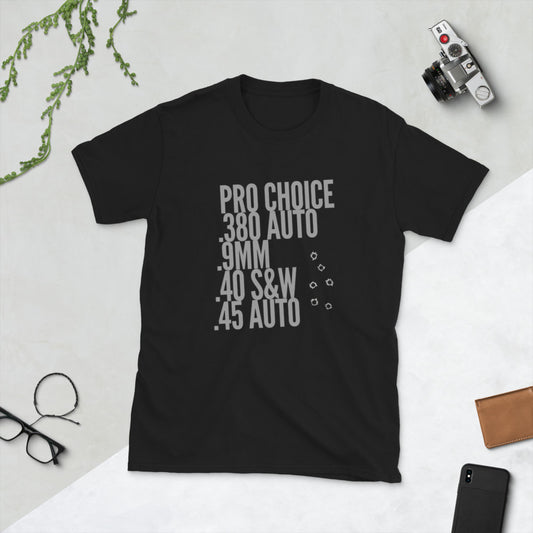 Camiseta unisex de manga corta Pro Choice