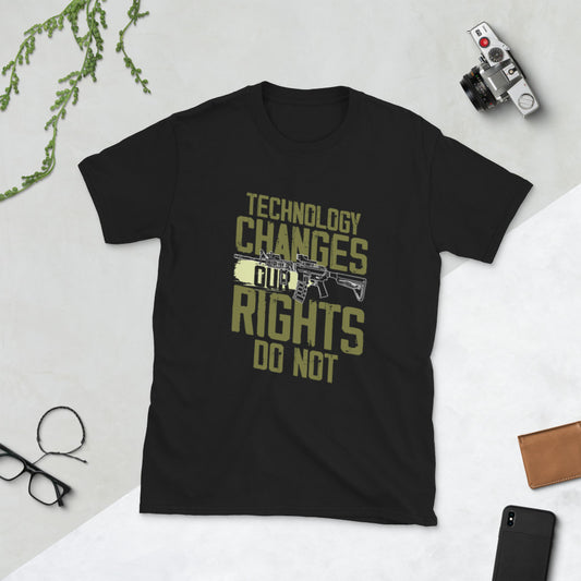 Technology Changes Our Rights Short-Sleeve Unisex T-Shirt