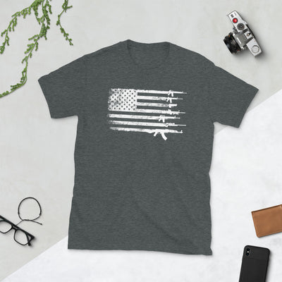 Pro Gun US Flag Arsenal Short-Sleeve Unisex T-Shirt