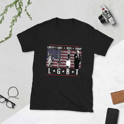 Liberty.Gus.Beer.Trump Short-Sleeve Unisex T-Shirt