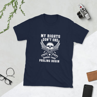 My Rights Don't End Where Your Feeling Begin Short-Sleeve Unisex T-Shirt
