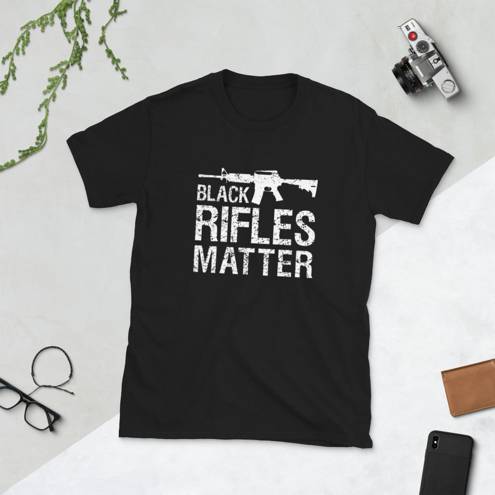 Black Rifles Matter Short-Sleeve Unisex T-Shirt