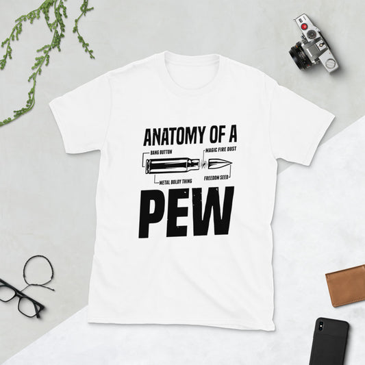 Camiseta unisex de manga corta Anatomy Of A Pew