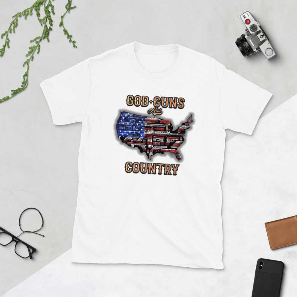 God Gun And Country Short-Sleeve Unisex T-Shirt