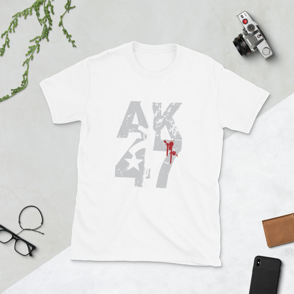 AK47 Bloody Short-Sleeve Unisex T-Shirt