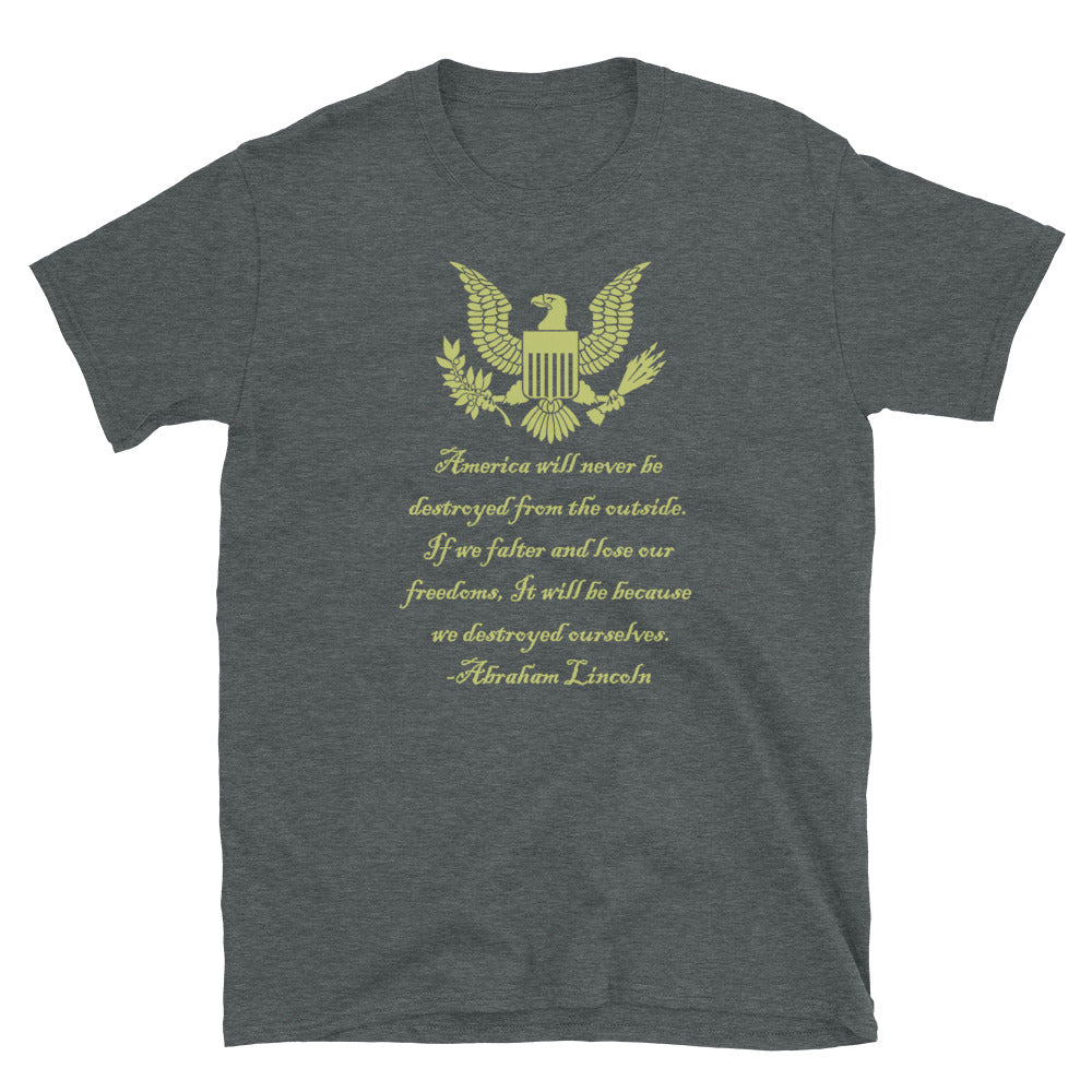 Lincoln's Short-Sleeve Unisex T-Shirt
