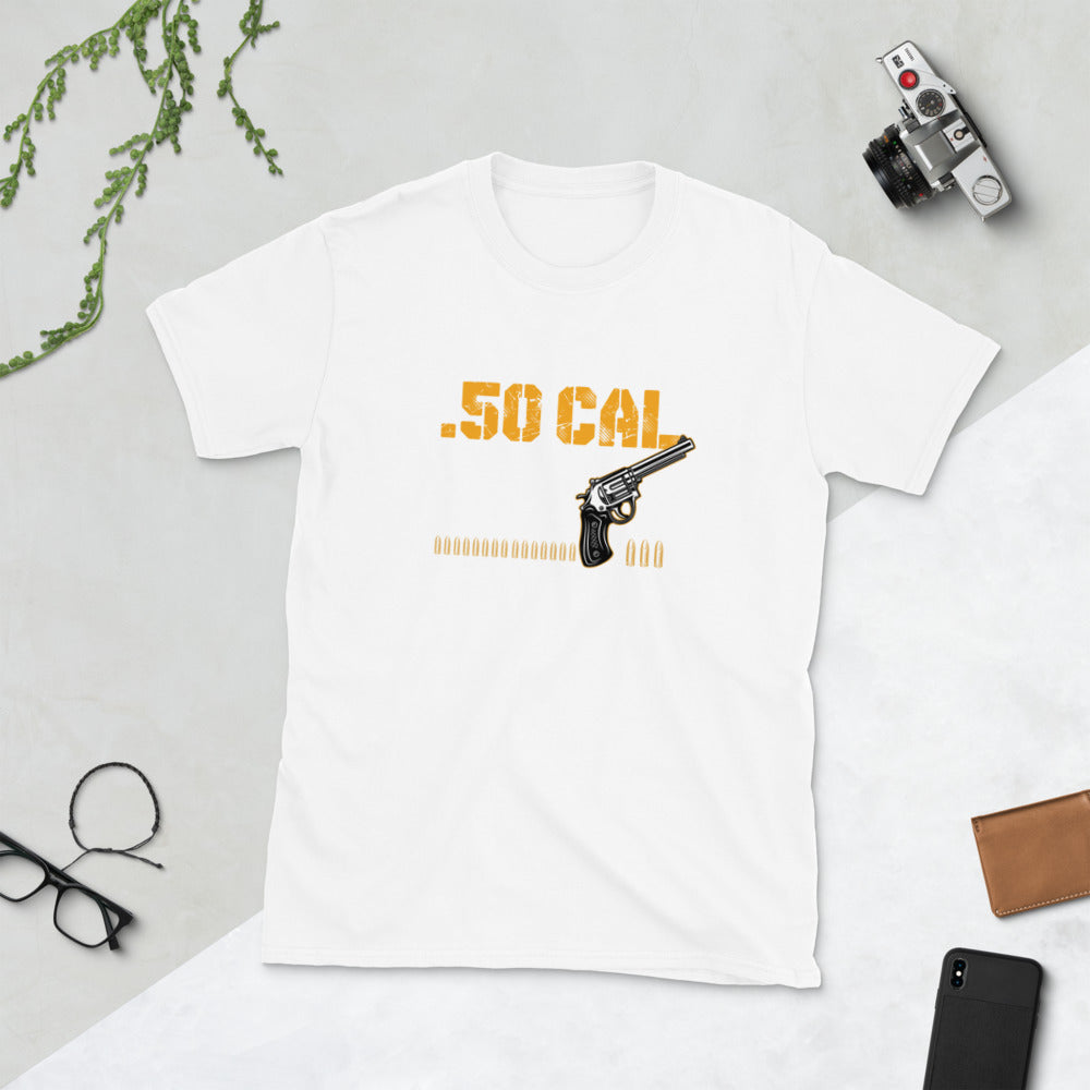 50 CAL GUN Short-Sleeve Unisex T-Shirt