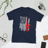 American Flag And Gun Short-Sleeve Unisex T-Shirt