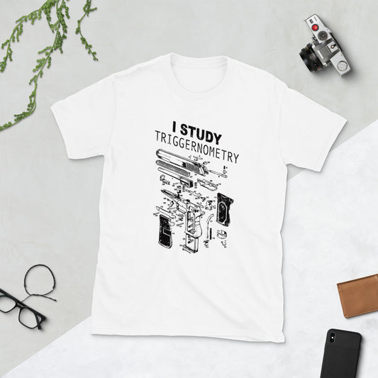 Camiseta unisex de manga corta I Study Triggernometary