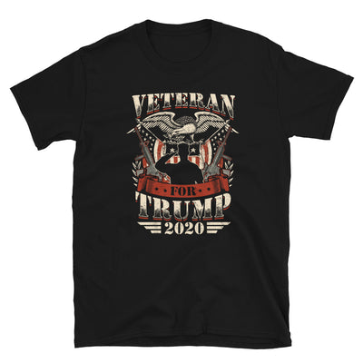 Camiseta unisex de manga corta Vet for Trump 2020