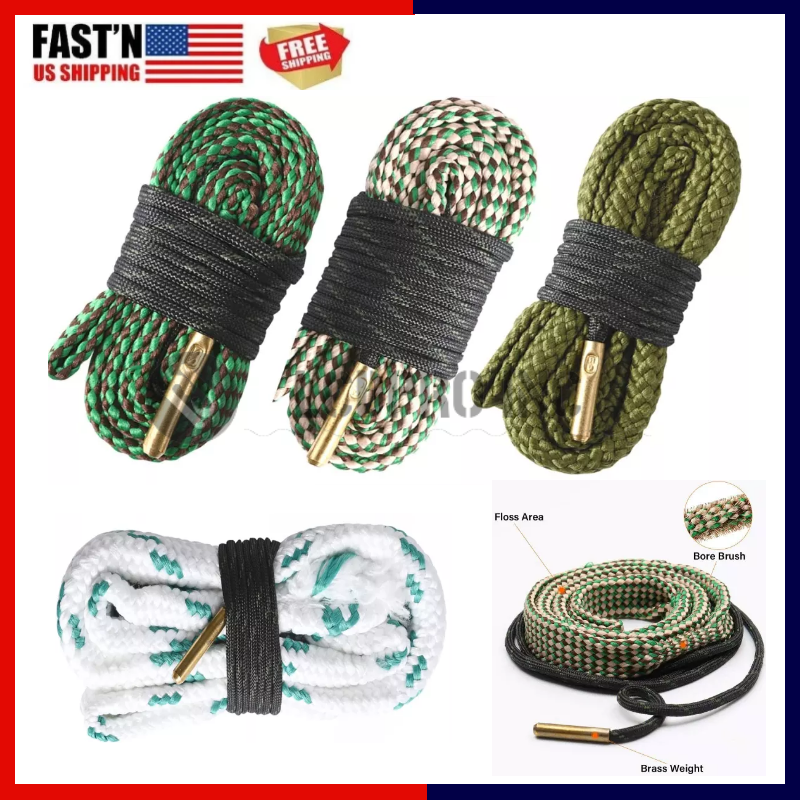 Gun Rope Part Gun Bore Rope for 9mm 5.56mm .223 .22 .308 12Ga .45 .50 30-06 and Othe ...