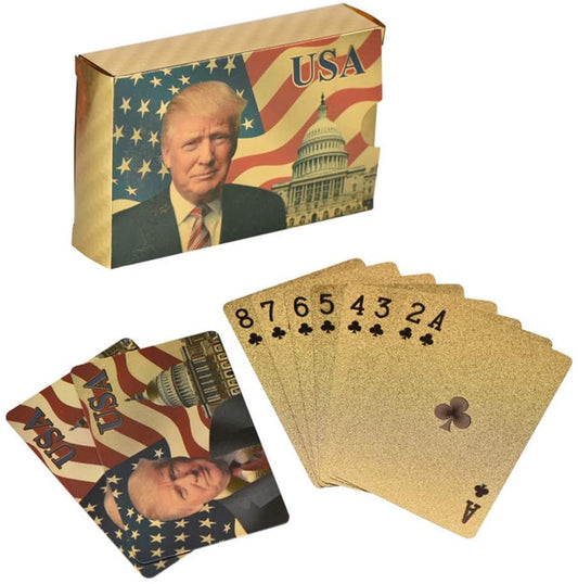 POTUS Trump Jugando a las cartas