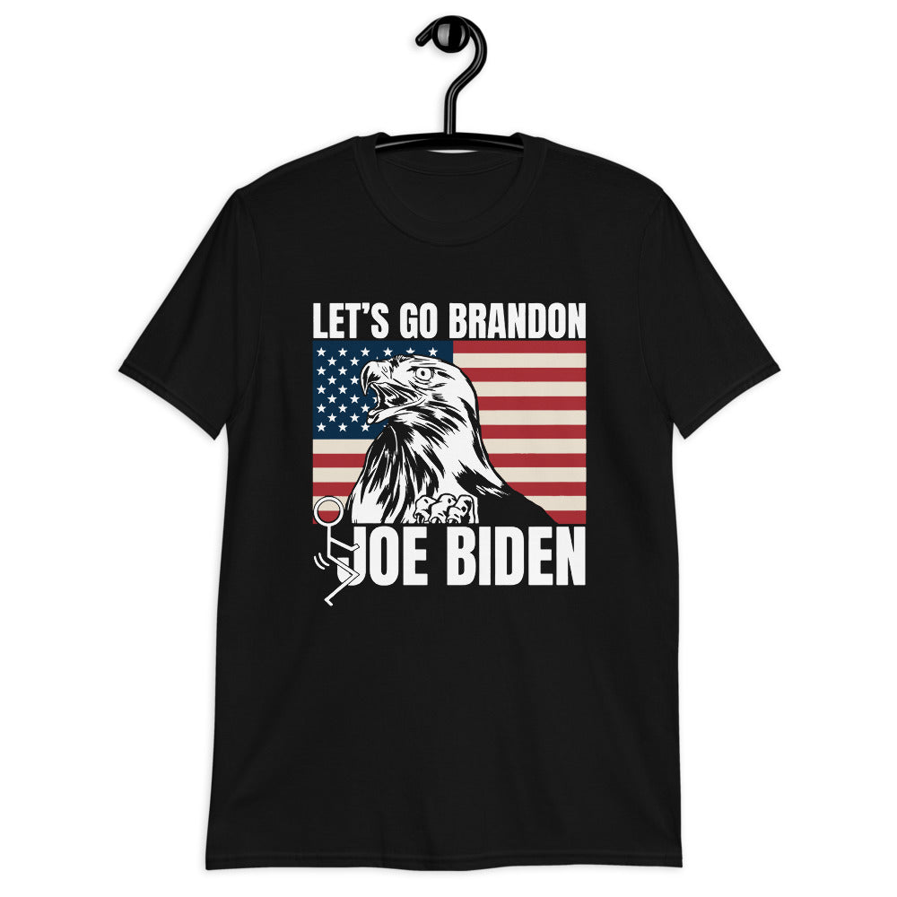 Let's go brandon Eagle American flag Short-Sleeve Unisex T-Shirt