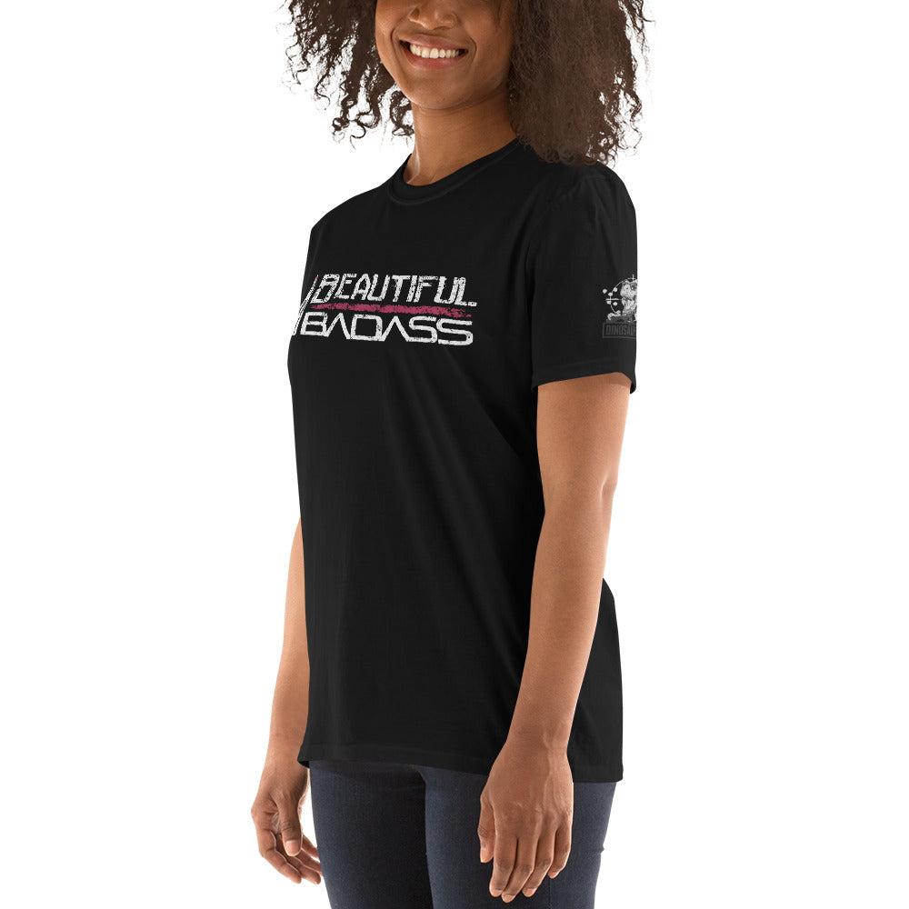 Grunt Style Beautiful Badass - Women's T-Shirt (Black, Small)