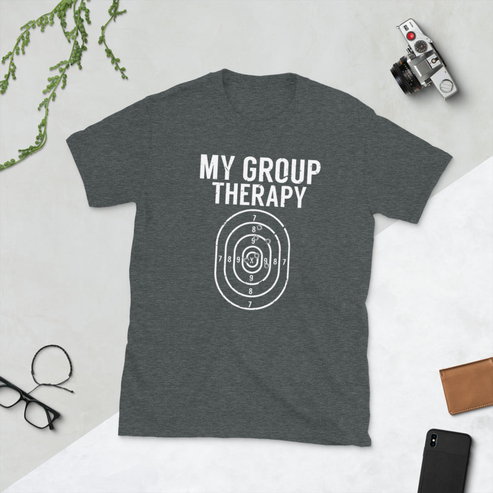My Group Therapy  Funny 2nd Amendment Short-Sleeve Unisex T-Shirt